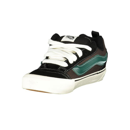 Black Polyester Men Sneaker
