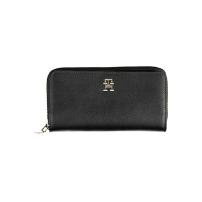 Nero Poliuretano Women Wallet