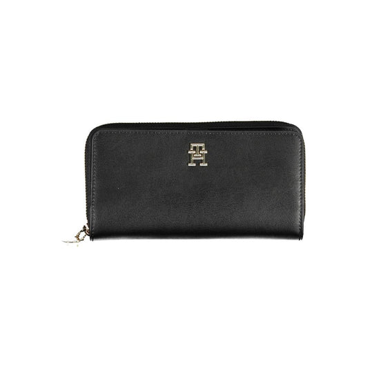 Nero Poliuretano Women Wallet
