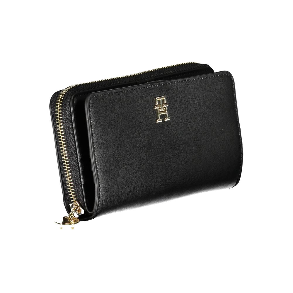Nero Poliuretano Women Wallet