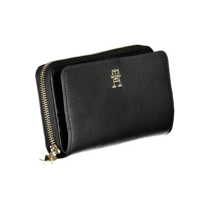 Nero Poliuretano Women Wallet