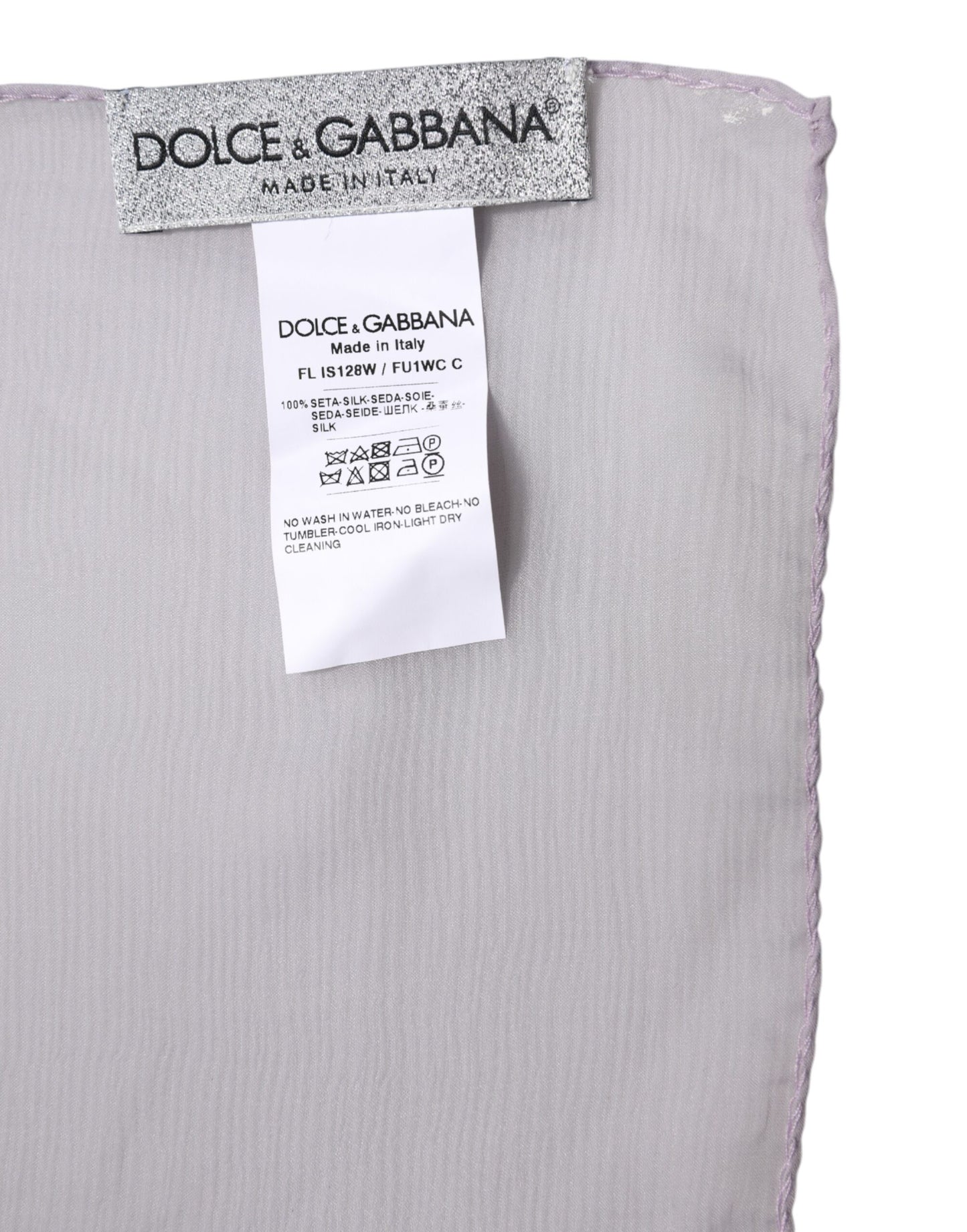 Purple Silk Rectangle Wrap Shawl Scarf