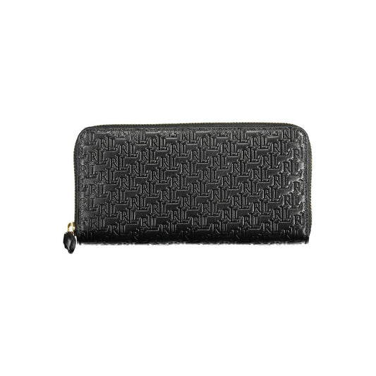 Black Leather Women Wallet