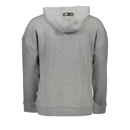 Gray Cotton Men Sweater