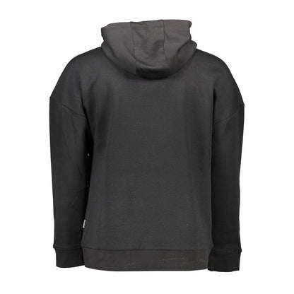 Black Cotton Men's Sweatshirt