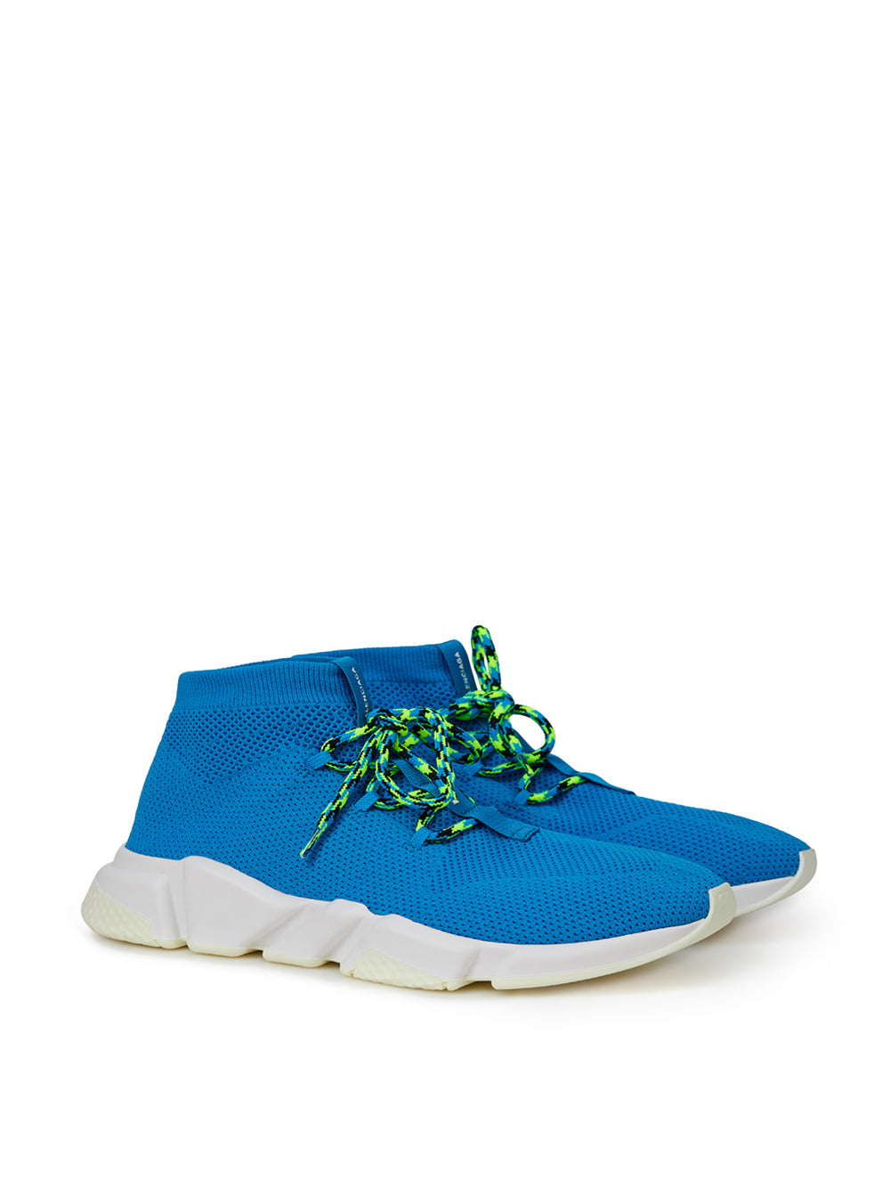 Blue Cotton Athletic Sneakers