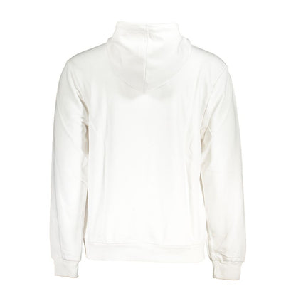 White Cotton Men's Hoodie