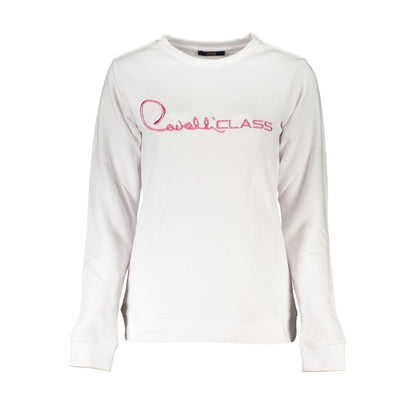 Bianco Cotton Women Sweatshirt