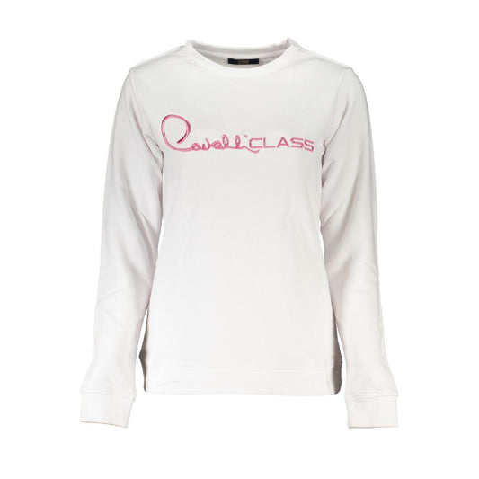 Bianco Cotton Women Sweatshirt