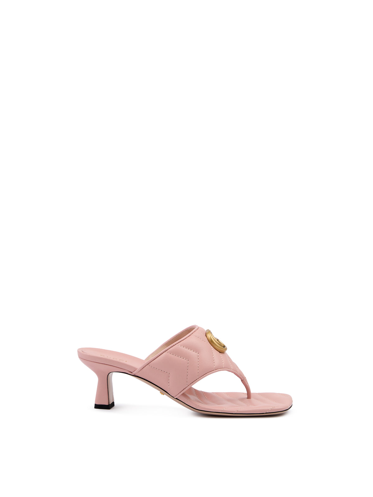 Mystic Pink Nappa Charlotte Leather Sandals