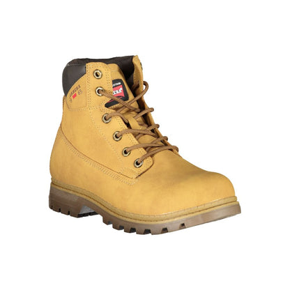 Giallo Polyurethane Men Ankle Boot