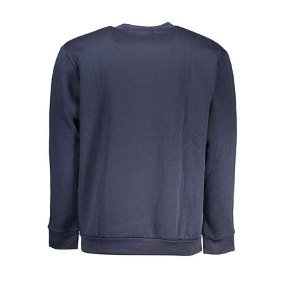 Blue Polyester Men's Sweatshirt