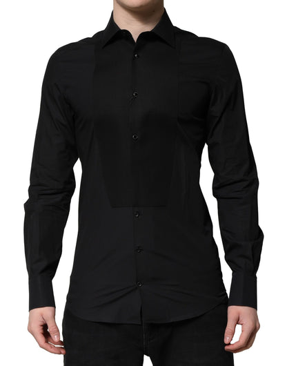 Black GOLD Long Sleeves Dress Formal Shirt