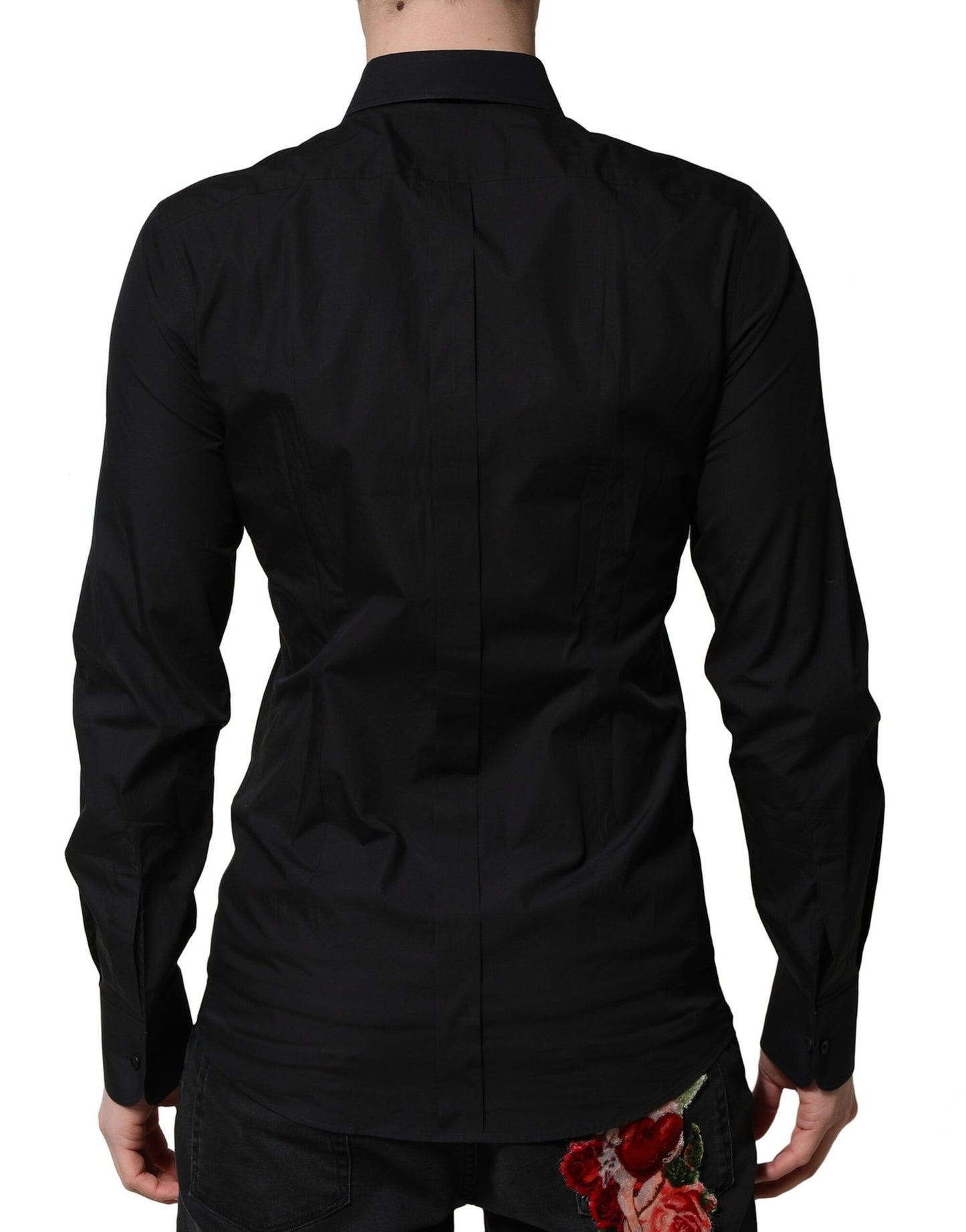 Black GOLD Long Sleeves Dress Formal Shirt