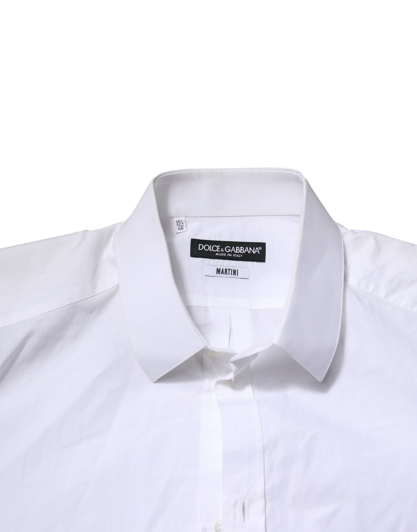 White MARTINI Long Sleeves Men Formal Shirt