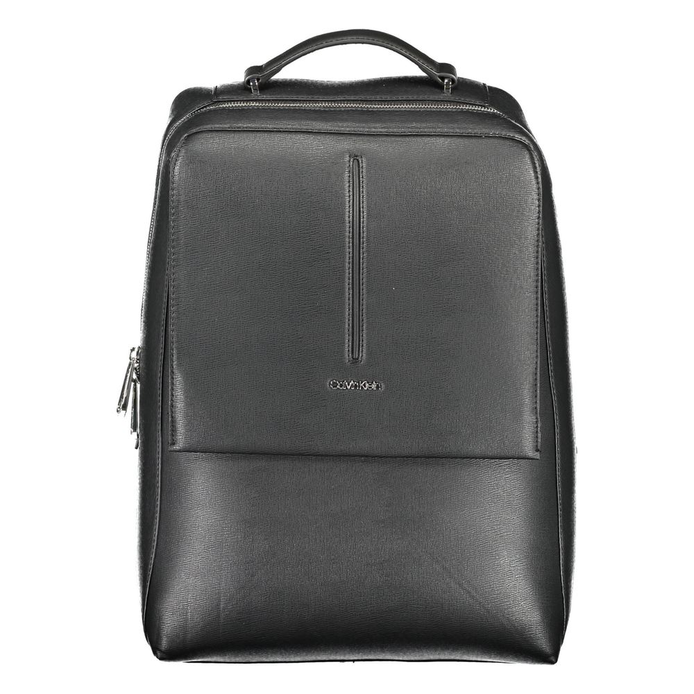 Nero Polyester Men Backpack