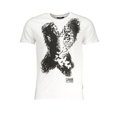White Cotton Men's T-Shirt