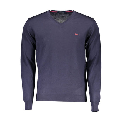 Blue Wool Men's Sweater