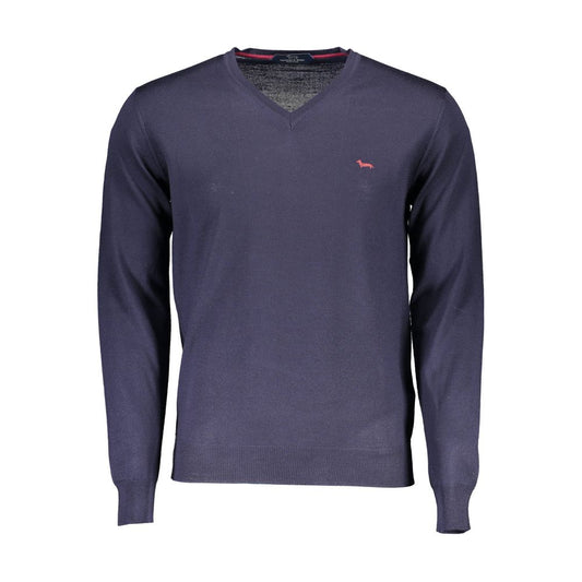 Blue Wool Men's Sweater