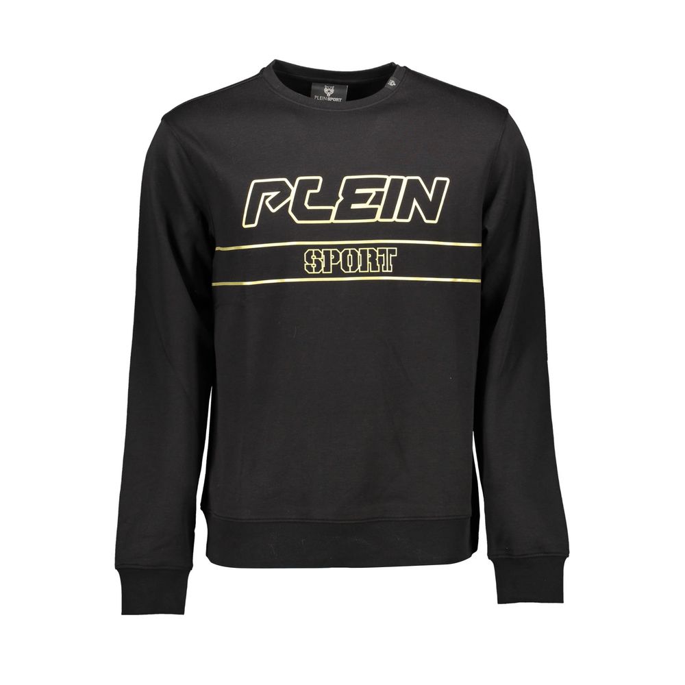 Black Cotton Men's Sweatshirt