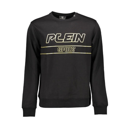 Black Cotton Men's Sweatshirt