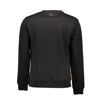 Black Cotton Men's Sweatshirt