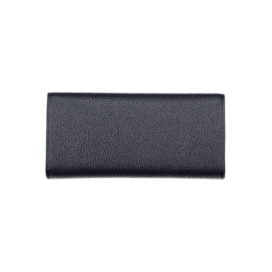 Blue Polyurethane Women Wallet