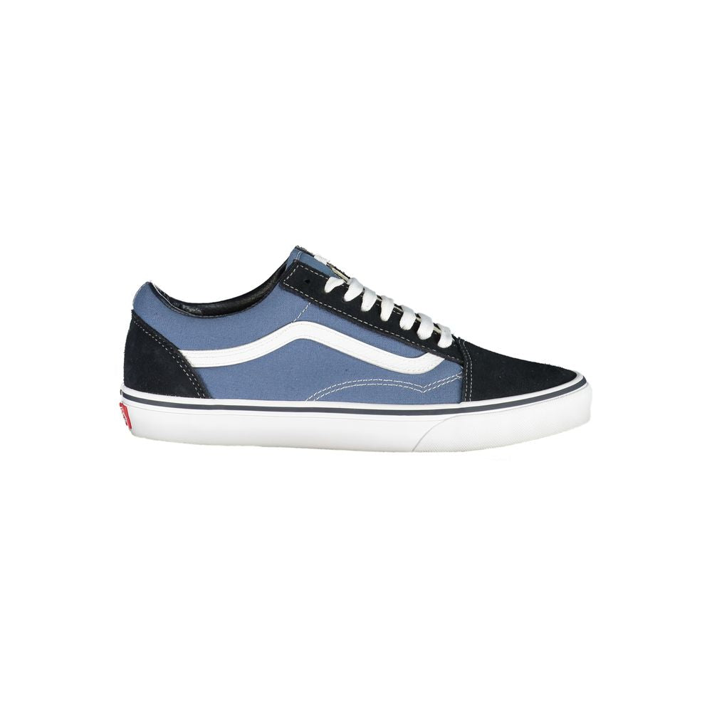 Blue Polyester Men's Sneaker