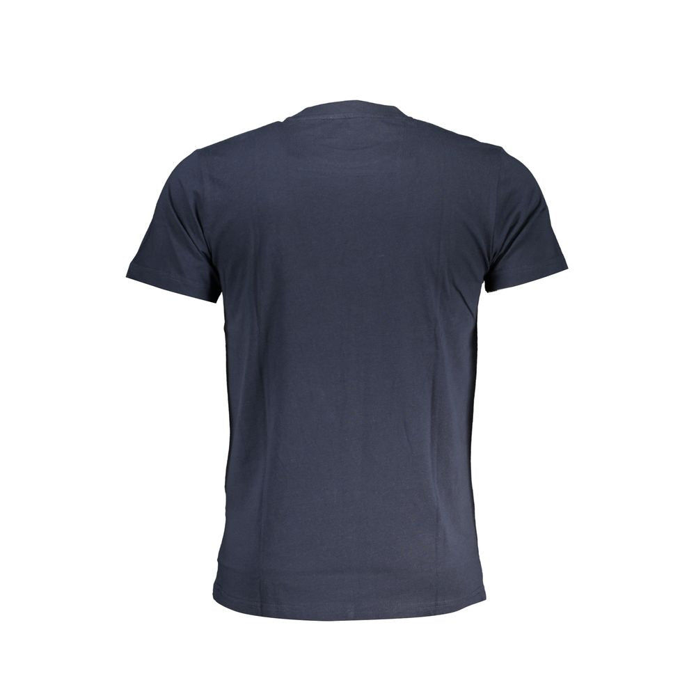 Blu Cotton Men T-Shirt