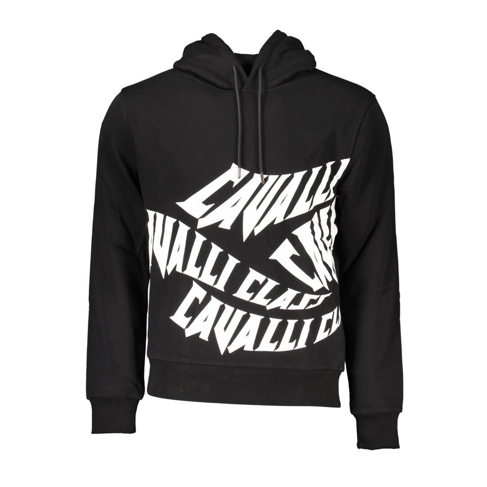 Black Cotton Men's Sweatshirt