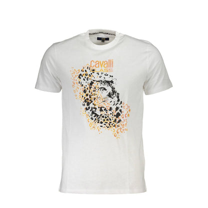 White Cotton Men's T-Shirt