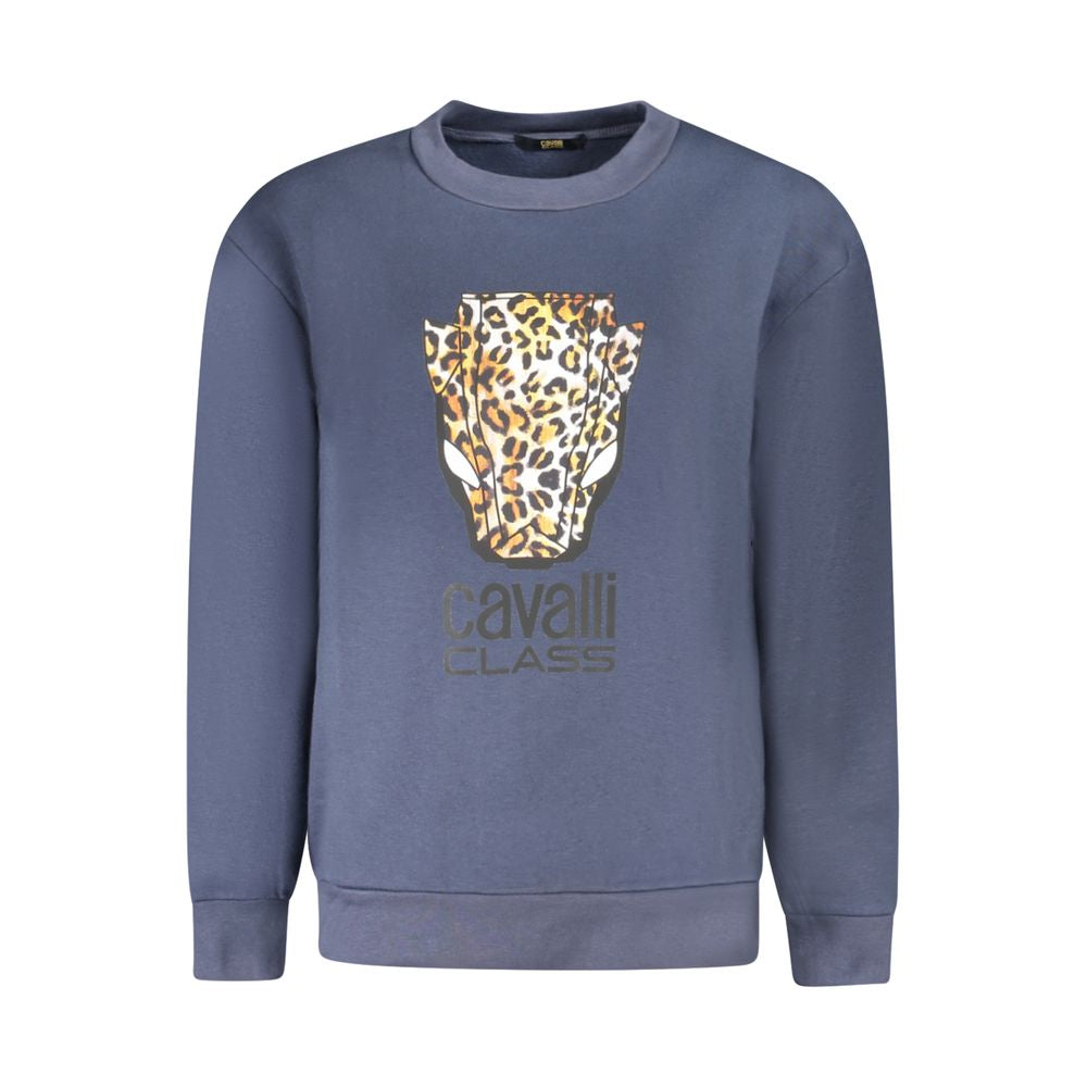 Blu Polyester Woman Sweatshirt