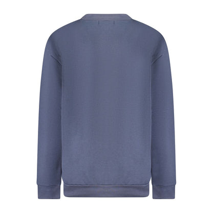 Blu Polyester Woman Sweatshirt