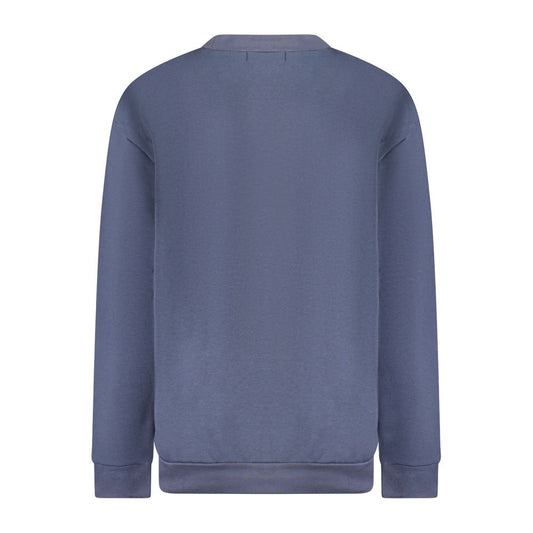 Blu Polyester Woman Sweatshirt