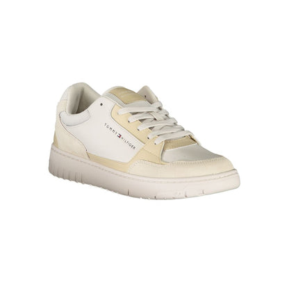 Beige Polyurethane Men Sneaker
