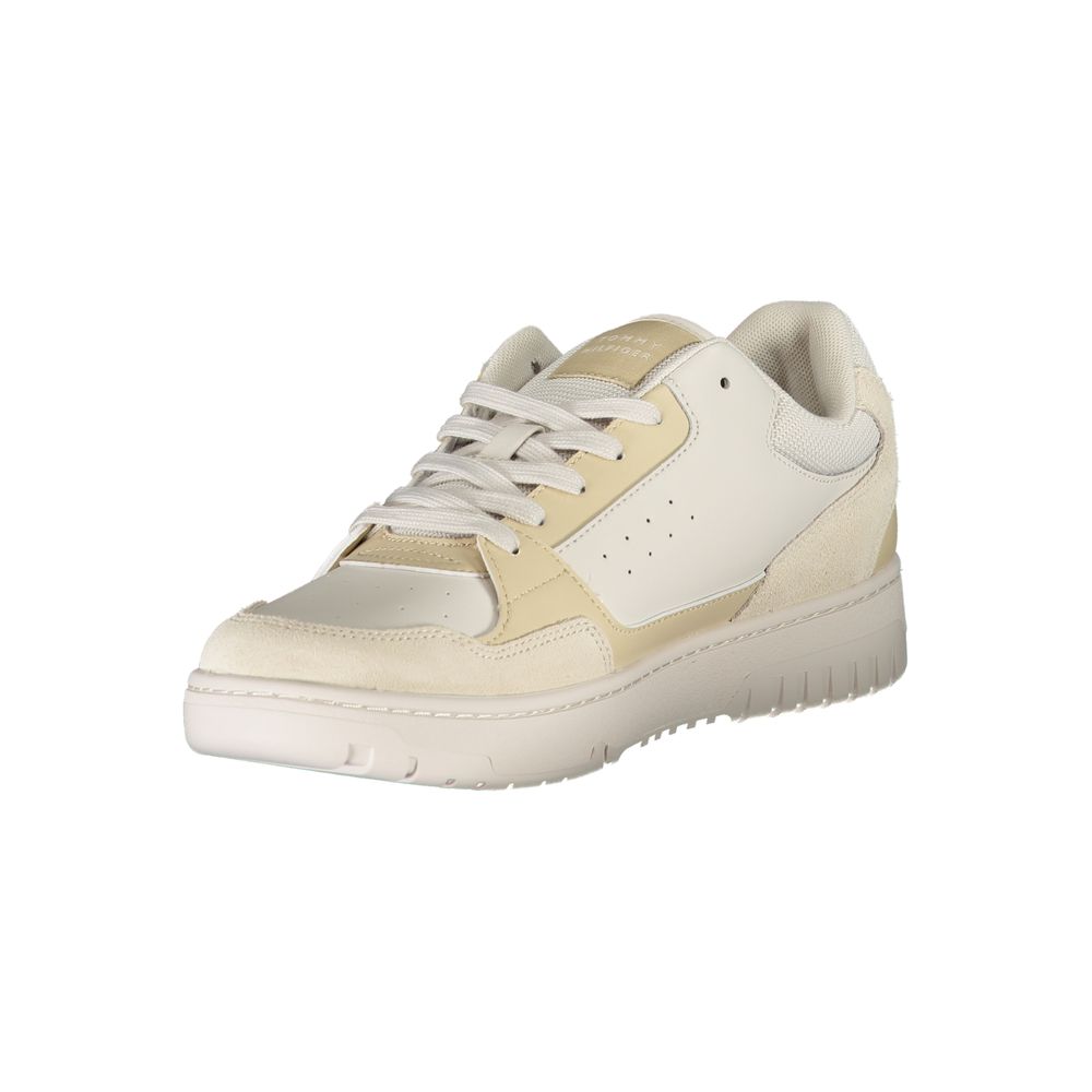 Beige Polyurethane Men Sneaker