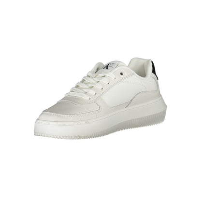 White Leather Women Sneaker