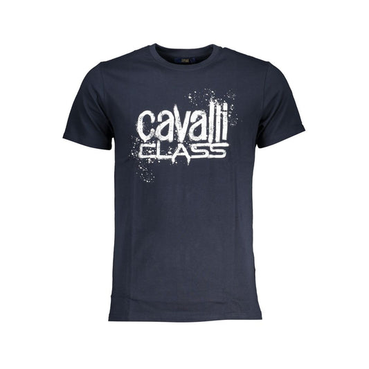 Blu Cotton Men T-Shirt