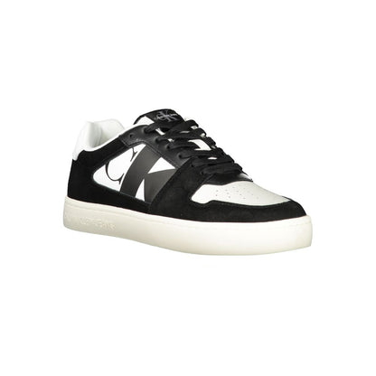 White Polyester Men's Sneaker