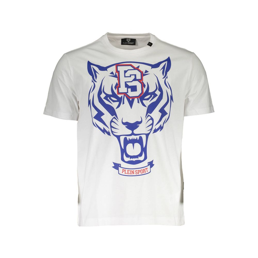 White Cotton Mens TShirt