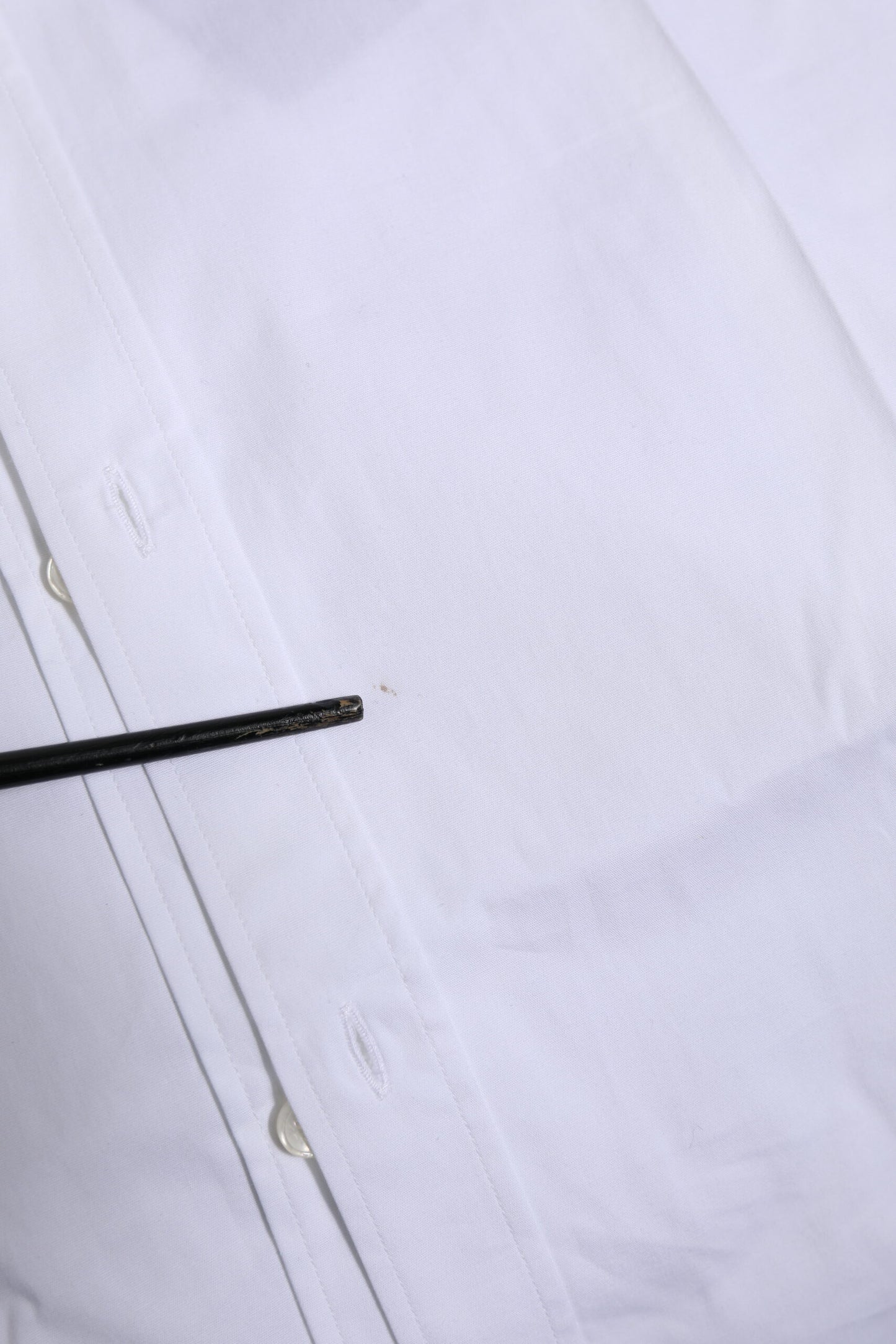 White Cotton GOLD Long Sleeves Formal Shirt