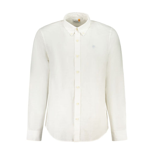 White Linen Men's Shirt