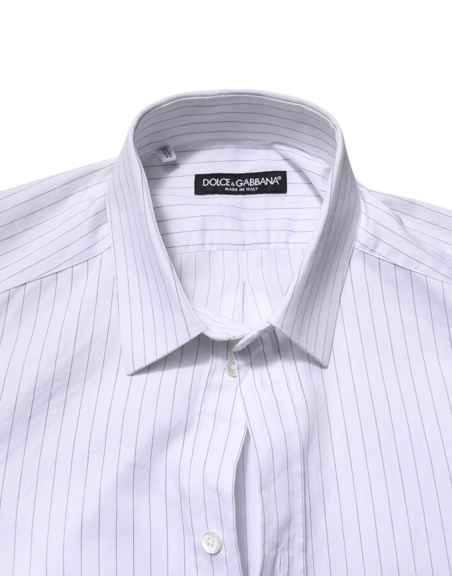 White Stripes Cotton Long Sleeve Formal Shirt