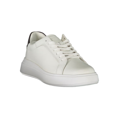 White Leather Men Sneaker