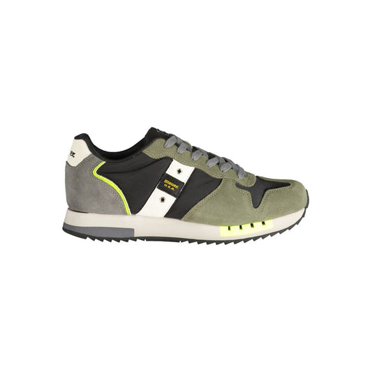 Verde Polyurethane Men Sneaker