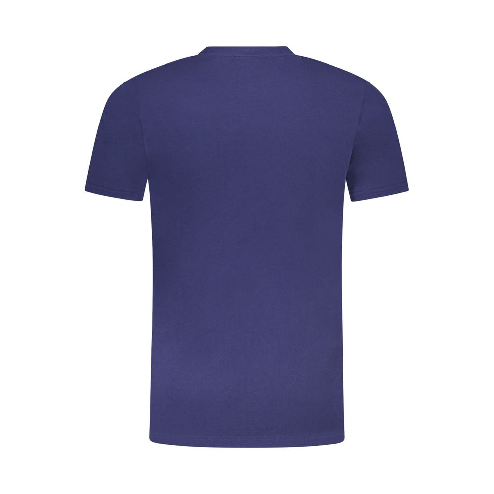 Blu Cotton Men T-Shirt