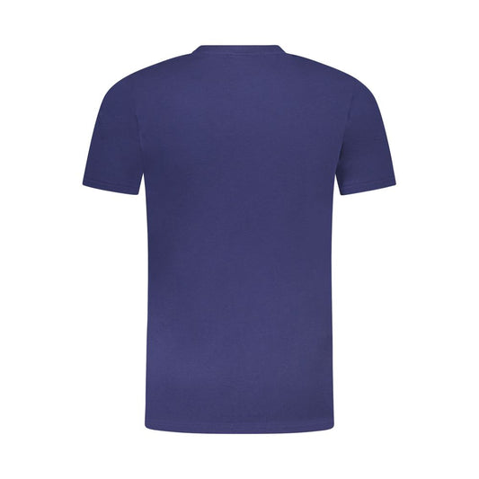 Blu Cotton Men T-Shirt