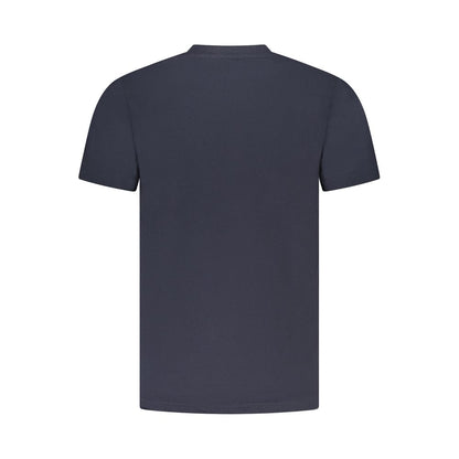 Blu Cotton Men T-Shirt