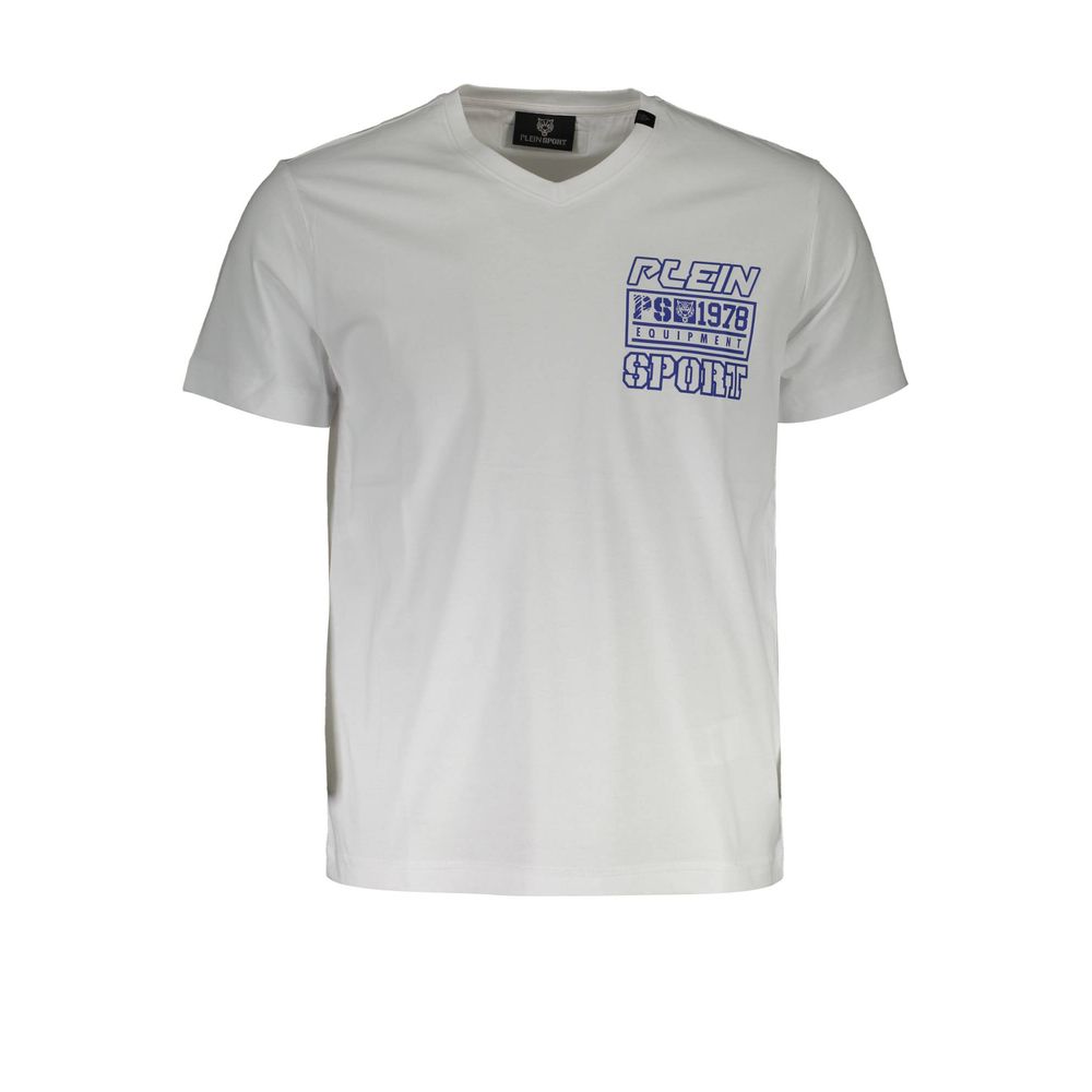 White Cotton Men's T-Shirt