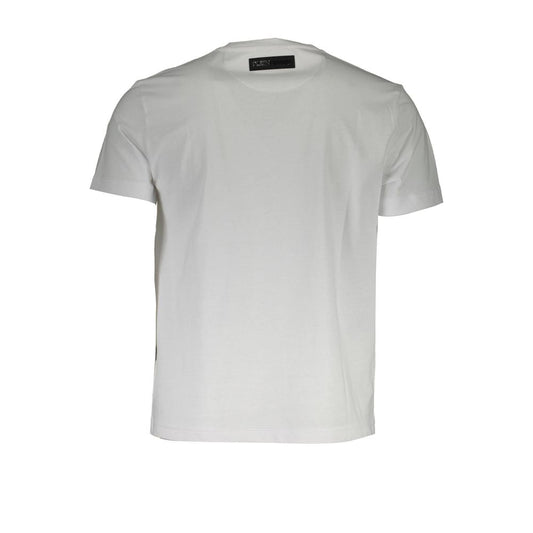 White Cotton Men's T-Shirt